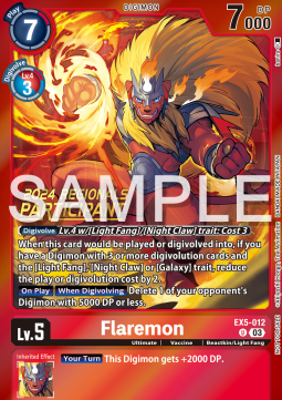 Flaremon (EX5-012) (V.1) - Championship 2024 Promos