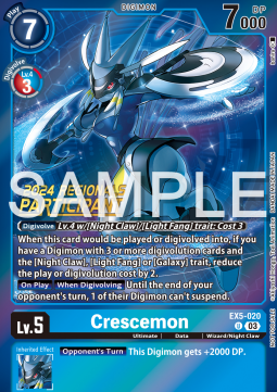 Crescemon (EX5-020) (V.1) - Championship 2024 Promos