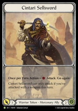 Cintari Sellsword (Extended Art Cold Foil) - FAB Promos