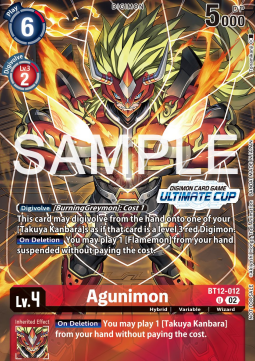Agunimon (BT12-012) - Special Tournament Promos