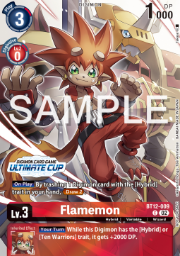 Flamemon (BT12-009) - Special Tournament Promos