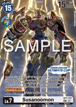 Susanoomon (BT7-112) (V.1) - Special Tournament Promos