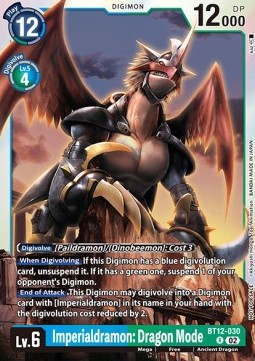 Imperialdramon: Dragon Mode (BT12-030) - Event Pack 6