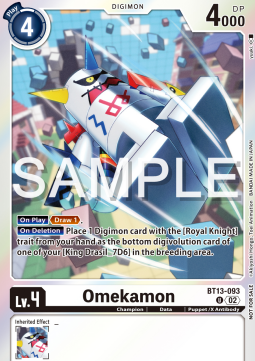 Omekamon (BT13-093) - Event Pack 6