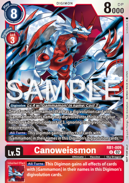 Canoweissmon (RB1-009) - Event Pack 6
