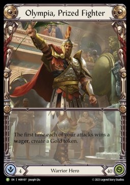 Olympia, Prized Fighter (Rainbow Foil) - Hero Promos