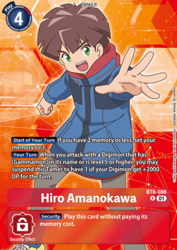Hiro Amanokawa (BT8-086) - Promos: Exceed Apocalypse