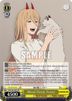 Blood Fiend, Power (V.1 - Double Rare) - Chainsaw Man
