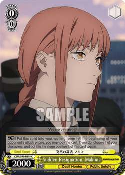 Sudden Resignation, Makima - Chainsaw Man