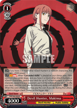 Devil Hunter, Makima (V.1 - Rare) - Chainsaw Man