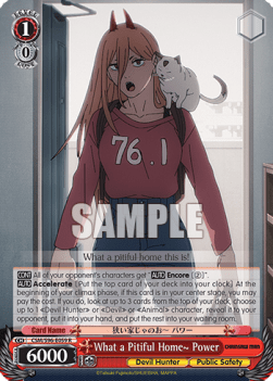 What a Pitiful Home~ Power (V.1 - Rare) - Chainsaw Man