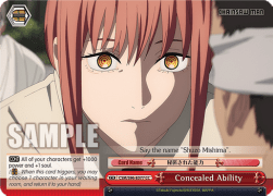 Concealed Ability (V.1 - Climax Common) - Chainsaw Man