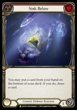 Sink Below (Red) (Cold Foil) - Judge Promos