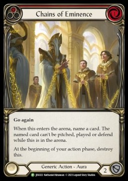Chains of Eminence (Cold Foil) - Judge Promos