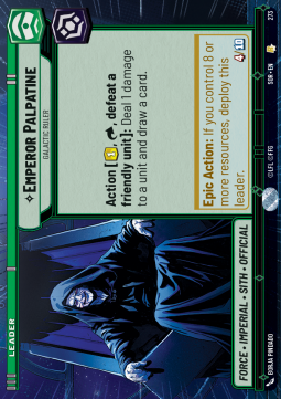 Emperor Palpatine, Galactic Ruler (V.1) - Spark of Rebellion: Extras