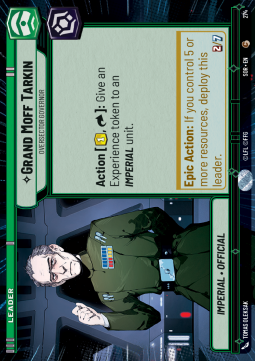 Grand Moff Tarkin, Oversector Governor (V.1) - Spark of Rebellion: Extras