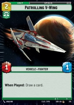 Patrolling V-Wing - Spark of Rebellion: Extras