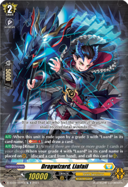 Dragwizard, Liafail [D-Format] (V.1 - Trial Deck) - Stride Deckset: Luard