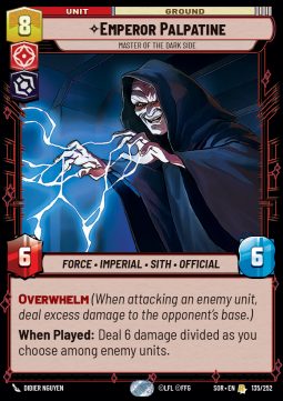Emperor Palpatine, Master of the Dark Side (V.1) - Spark of Rebellion