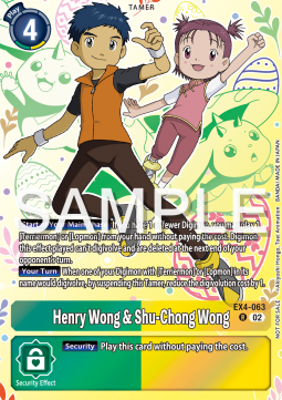 Henry Wong & Shu-Chong Wong (EX4-063) - Special Tournament Promos