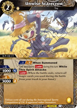Unwise Scarecrow - Promos
