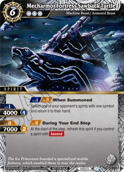 Mecharmor Fortress Sawback Turtle (V.1 - Promo) - Promos