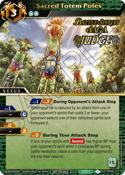 Sacred Totem Poles - Judge Promos