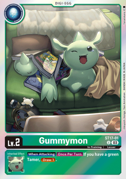 Gummymon (ST17-01) - Advanced Deck: Double Typhoon
