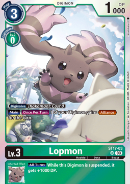 Lopmon (ST17-03) (V.1) - Advanced Deck: Double Typhoon