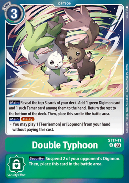 Double Typhoon (ST17-11) - Advanced Deck: Double Typhoon