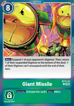 Giant Missile (ST17-12) - Advanced Deck: Double Typhoon