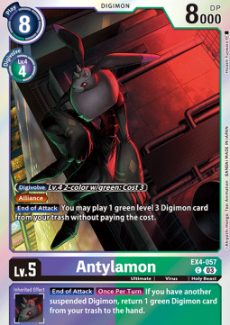 Antylamon (EX4-057) - Advanced Deck: Double Typhoon