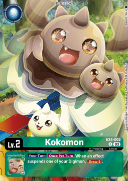 Kokomon (EX4-002) - Advanced Deck: Double Typhoon