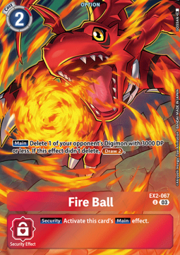 Fire Ball (EX2-067) - Advanced Deck: Double Typhoon