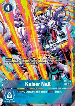 Kaiser Nail (ST2-15) - Advanced Deck: Double Typhoon