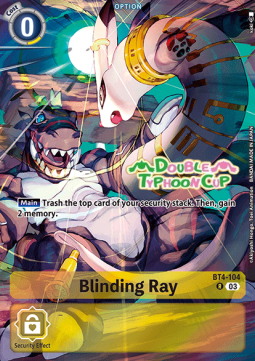 Blinding Ray (BT4-104) - Promos: Starter Deck