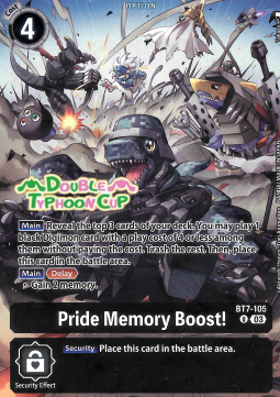 Pride Memory Boost! (BT7-105) - Promos: Starter Deck