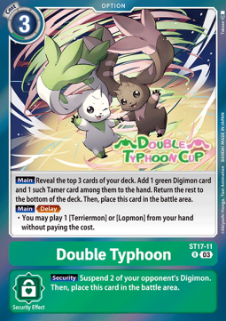 Double Typhoon (ST17-11) - Promos: Starter Deck