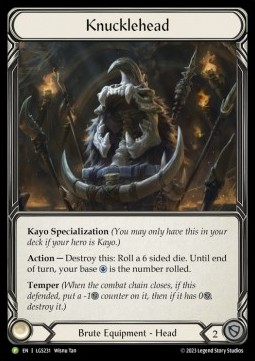 Knucklehead (Rainbow Foil) - LGS Promos