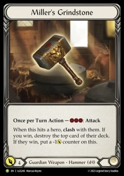 Miller's Grind Stone (Rainbow Foil) - LGS Promos
