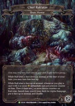 Chief Ruk'utan (Rainbow Foil) - LGS Promos