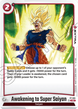 Awakening to Super Saiyan (FP-005) [Fusion World] - Promos [Fusion World]