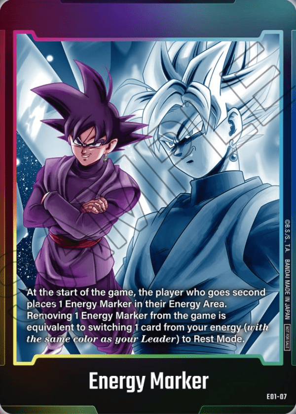 Energy Marker "Goku Black" (V.1 - Token ) - Energy Markers