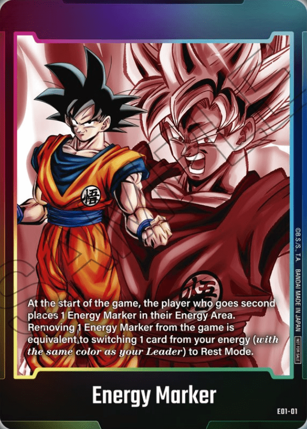 Energy Marker "Son Goku" (V.1 - Token ) - Energy Markers
