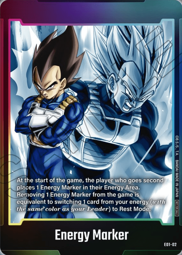 Energy Marker "Vegeta" (V.1 - Token ) - Energy Markers