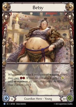 Betsy (Rainbow Foil) - Heavy Hitters - Betsy Blitz Deck