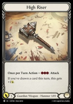 High Riser (Regular) - Heavy Hitters - Betsy Blitz Deck