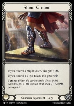 Stand Ground (Regular) - Heavy Hitters - Betsy Blitz Deck