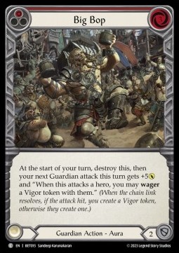 Big Bop (Red) (Regular) - Heavy Hitters - Betsy Blitz Deck