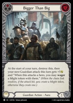 Bigger Than Big (Red) (Regular) - Heavy Hitters - Betsy Blitz Deck